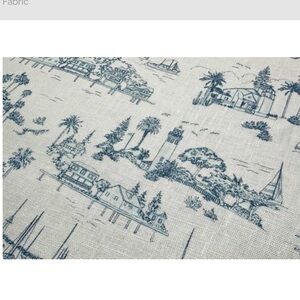 Serena and lily seahaven French blue toile fabric